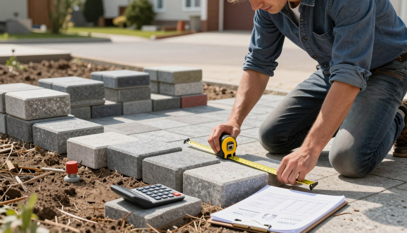 Jak obliczyć metry kostki brukowej