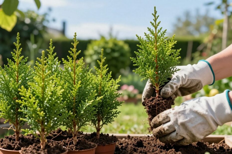 Jak rozmnożyć tuje z gałązek