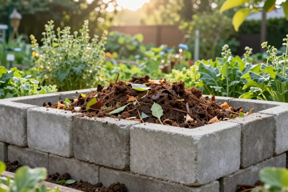 Jak zrobić kompostownik z płyt betonowych