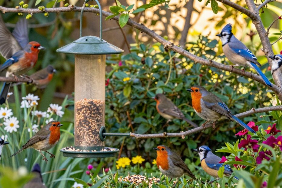 Jak zwabić ptaki do ogrodu