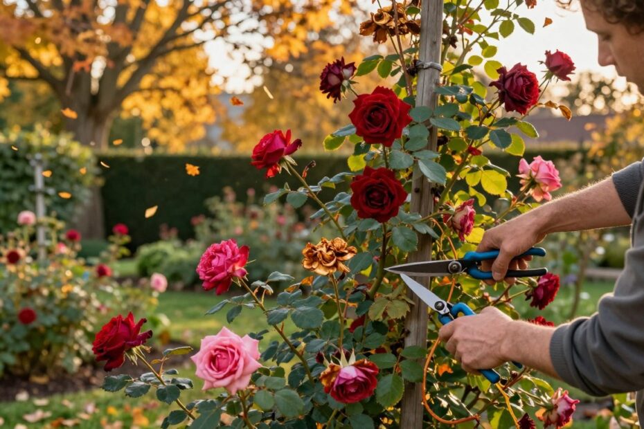 Kiedy przycinać róże pnące na zimę