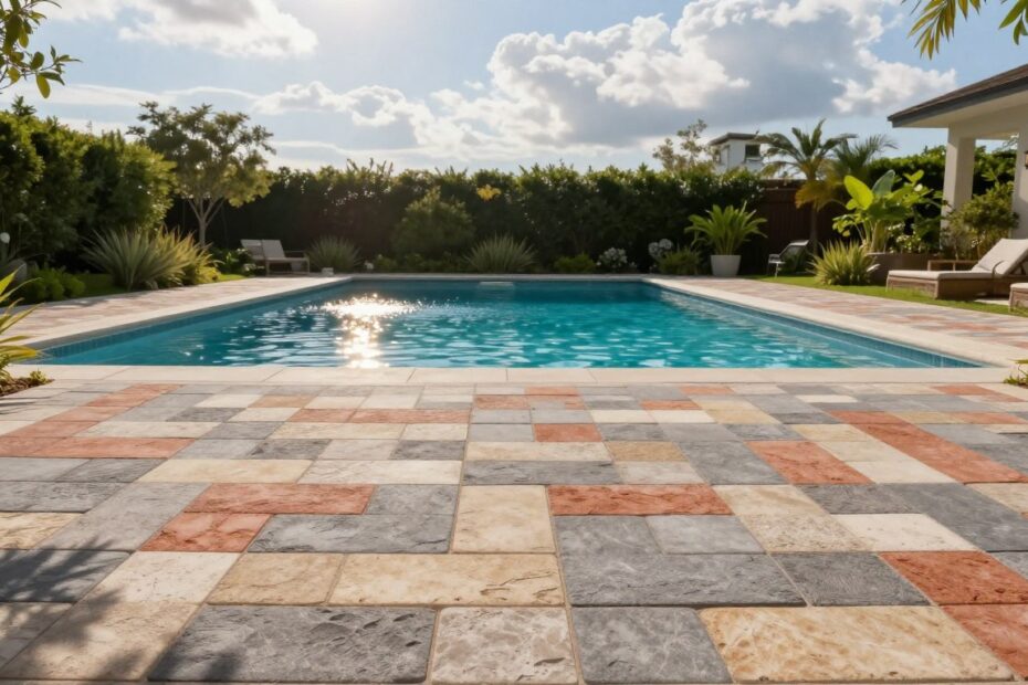 Kostka brukowa pod basen