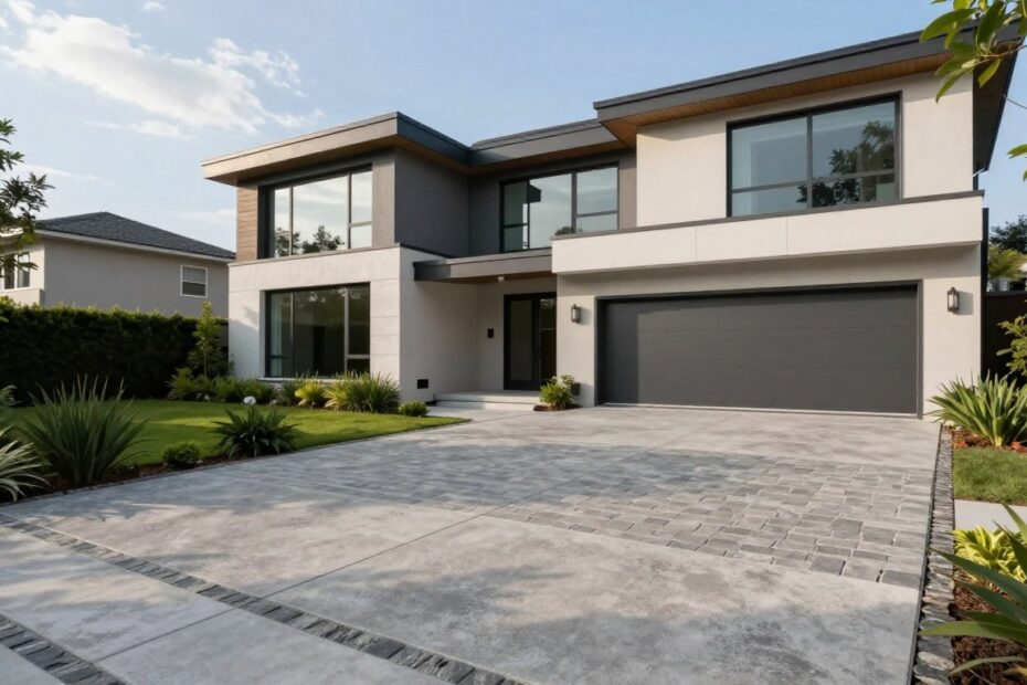 Nowoczesne podjazdy przed domem