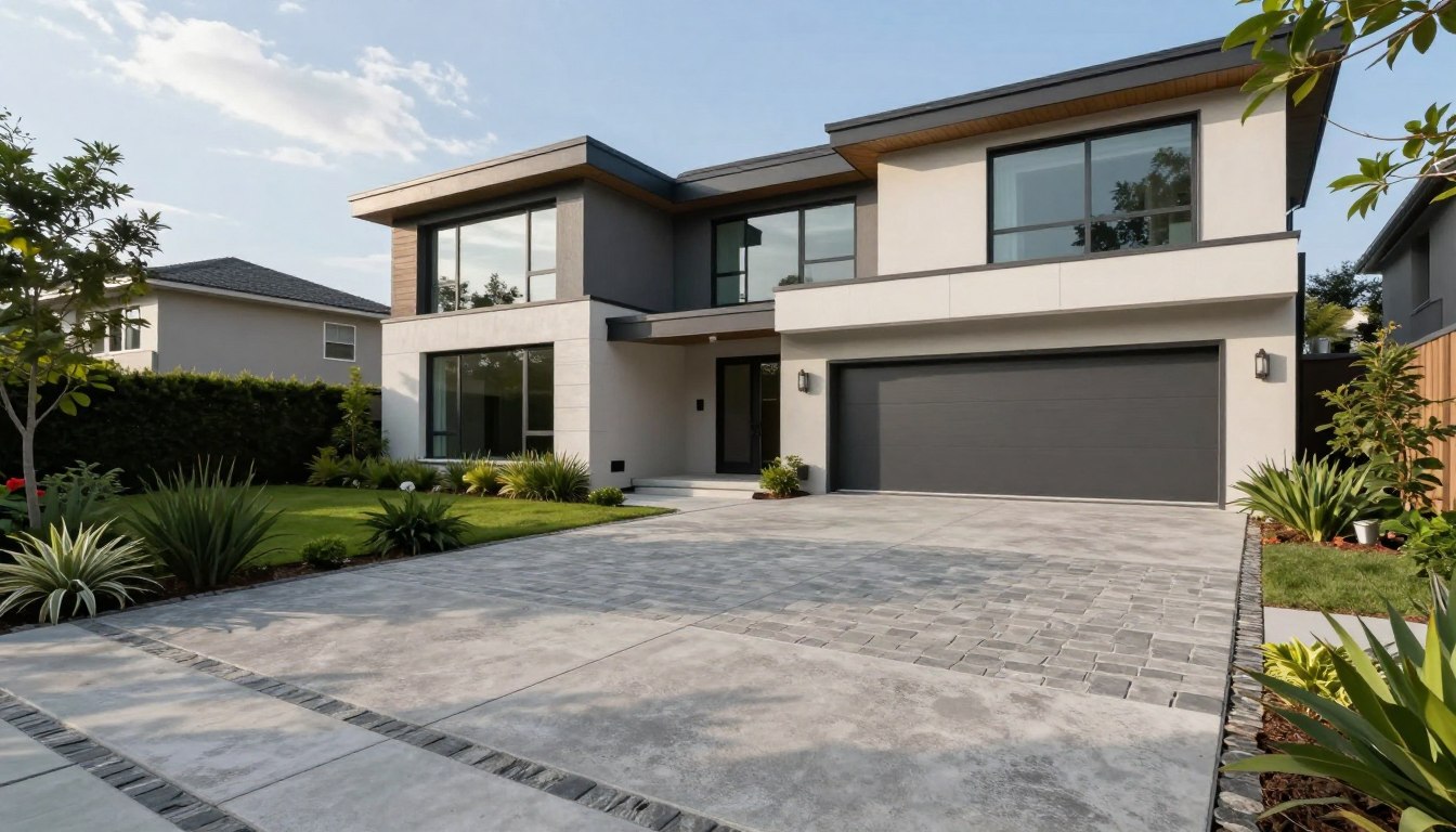 Nowoczesne podjazdy przed domem