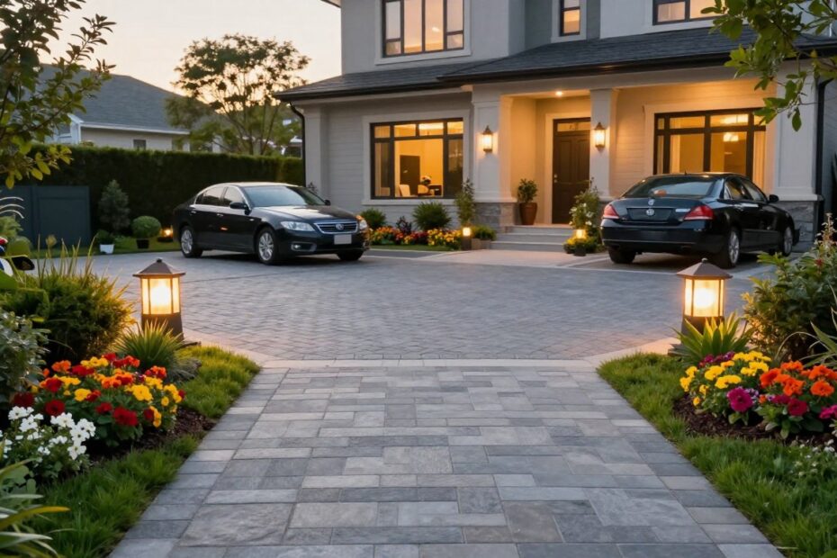 Pomysł na podjazd przed domem